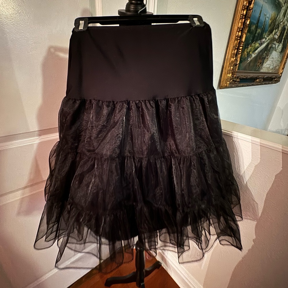 Black Crinoline Costume Skirt Women’s small